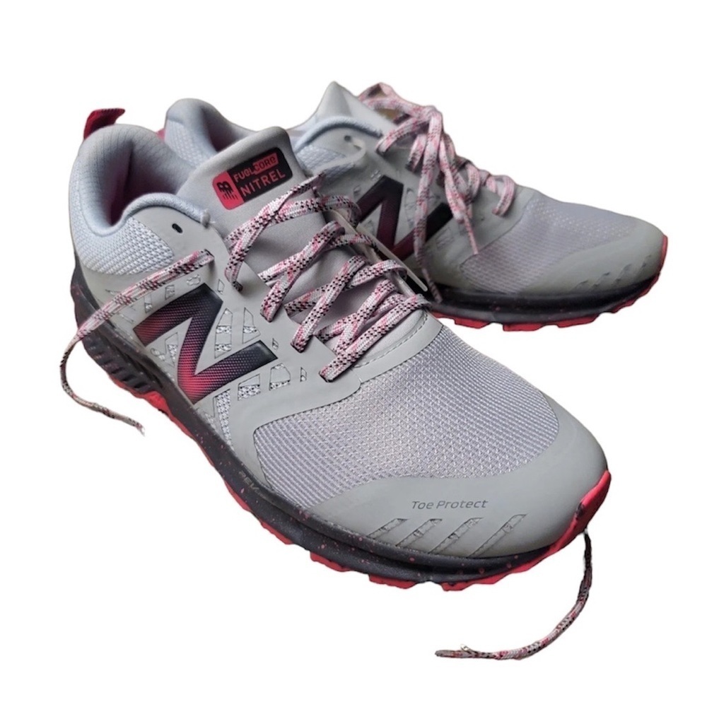 New Balance Women's Nitrelv1 Grey/Pink Women’s Size 10